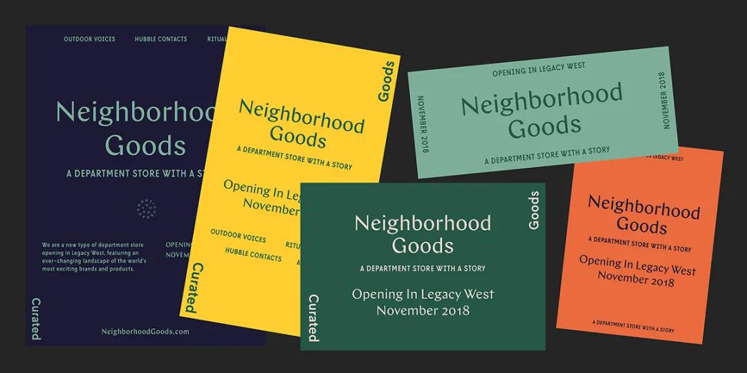 品牌服饰平面设计,服装品牌展台设计简约手稿