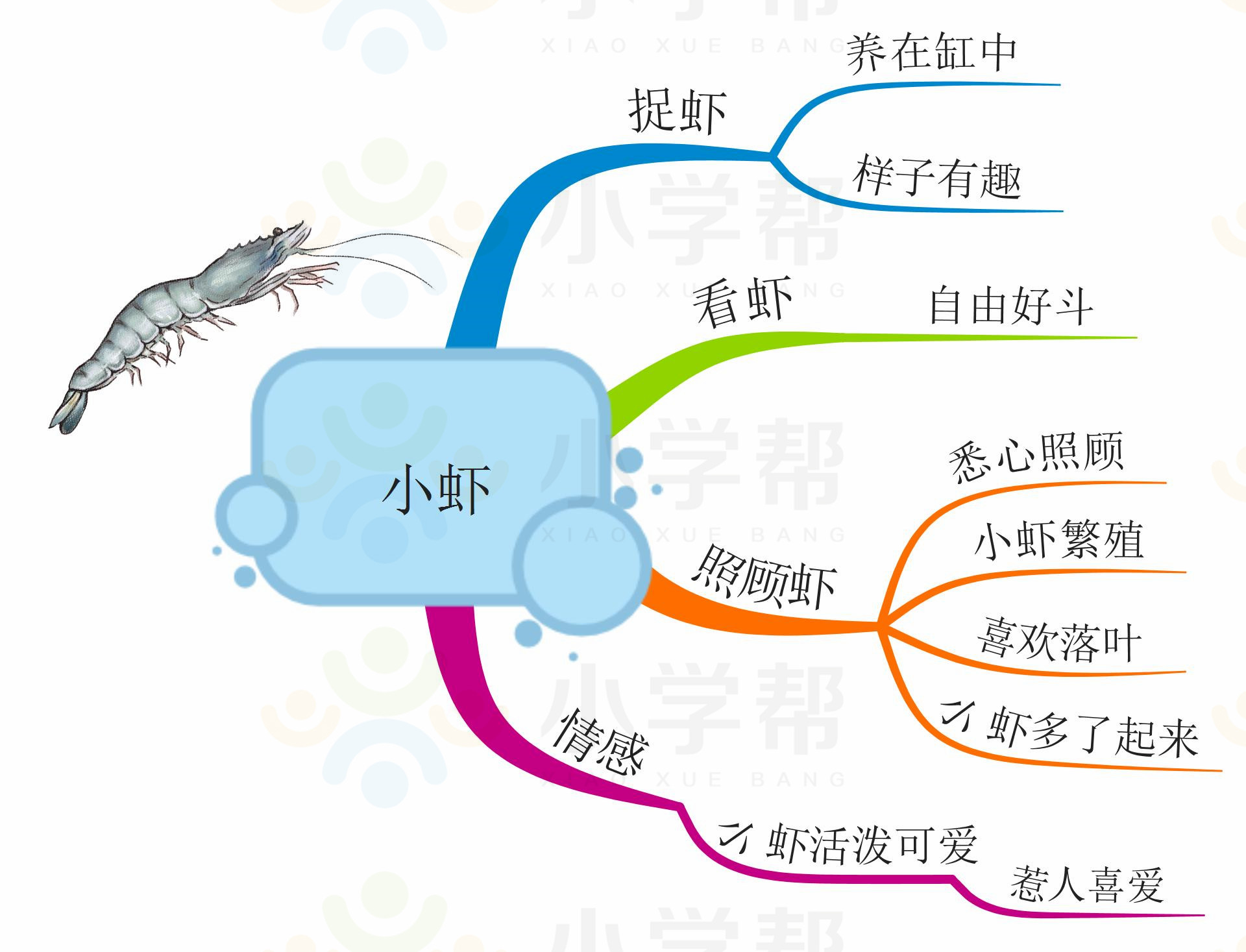 新部编版小学六年级语文思维导图,部编版1-6年级语文上册思维导图