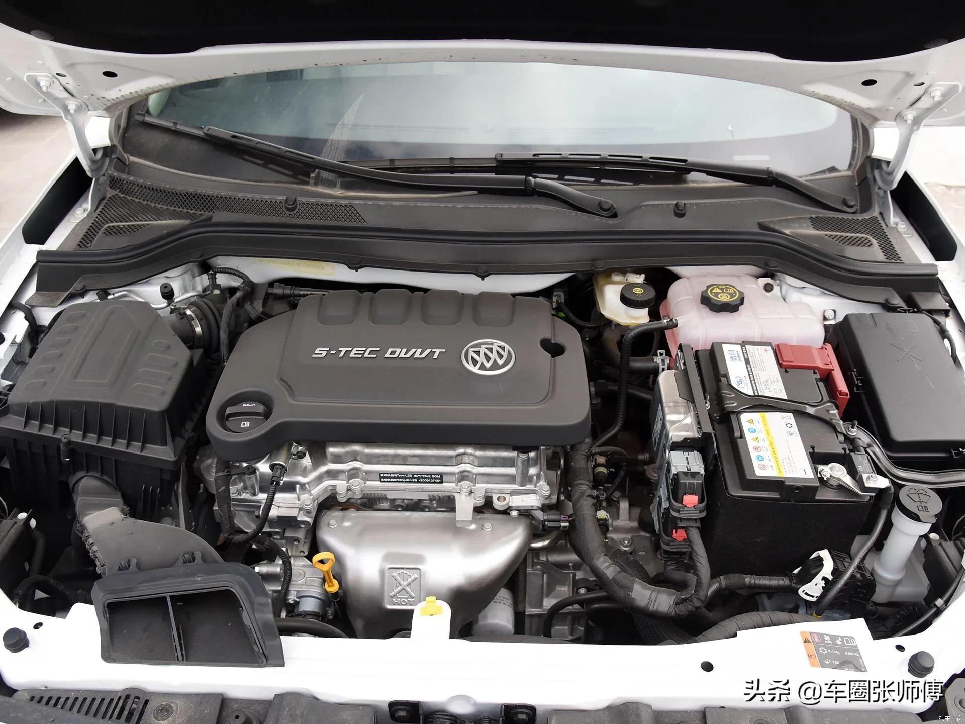 别克英朗48v轻混三缸实拍,别克英朗三缸发动机换四缸发动机