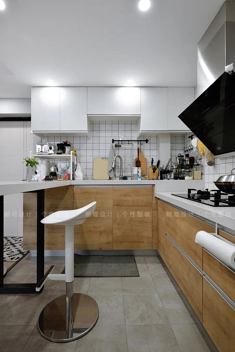 95平北欧风格感受幸福的味道,95平轻奢北欧风格