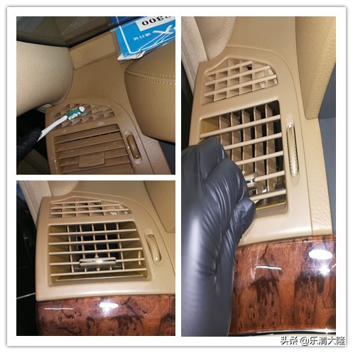 奔驰s350门边镀铬条,奔驰s350座椅清洗翻新