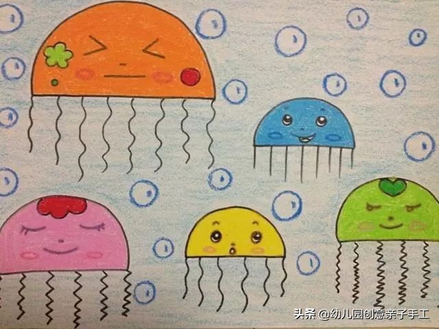 上百张幼儿园创意儿童画,儿童绘画创意3-6岁童年童画
