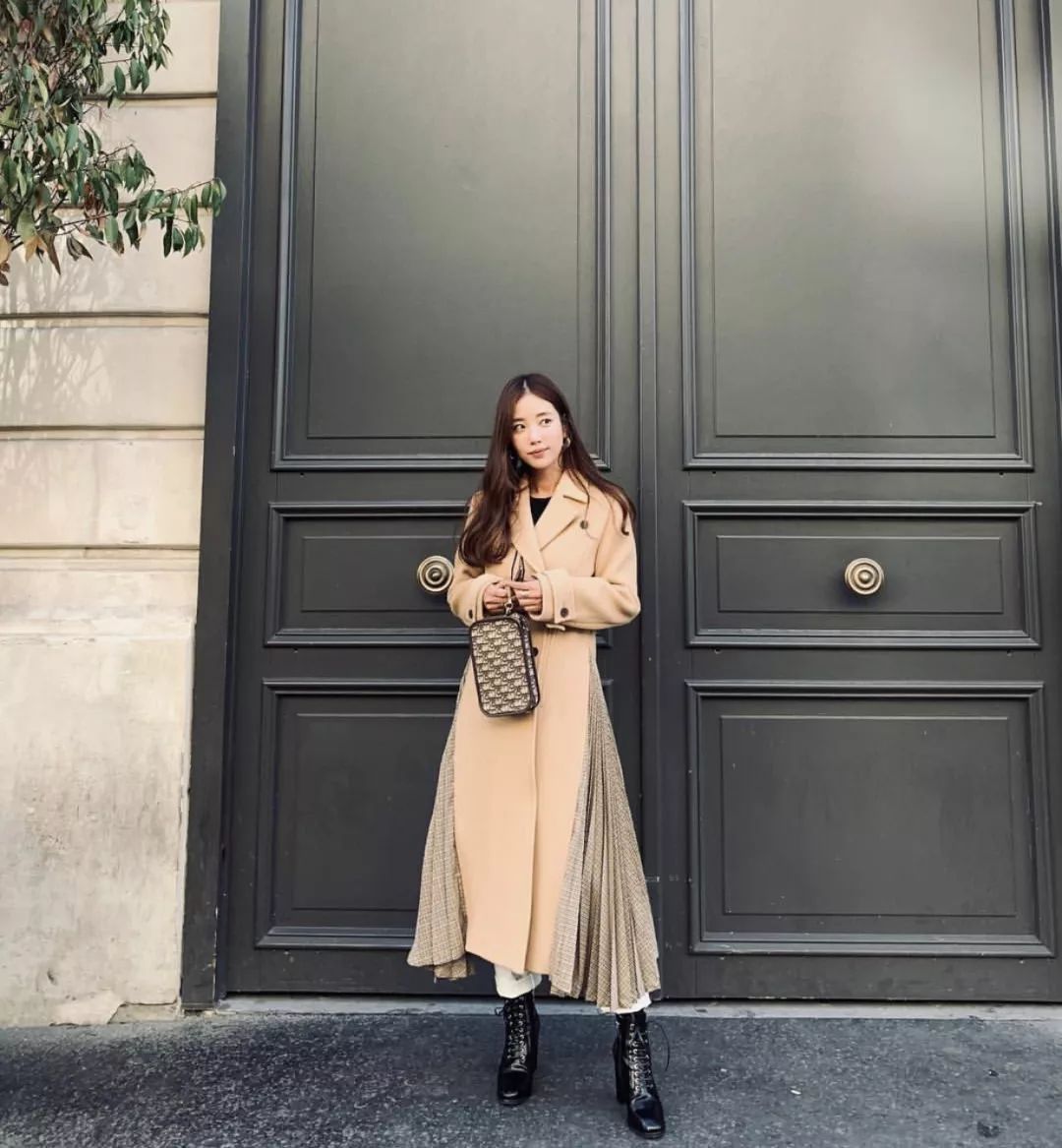 欧美时尚博主穿搭示范冬,韩系慵懒风冬季穿搭博主