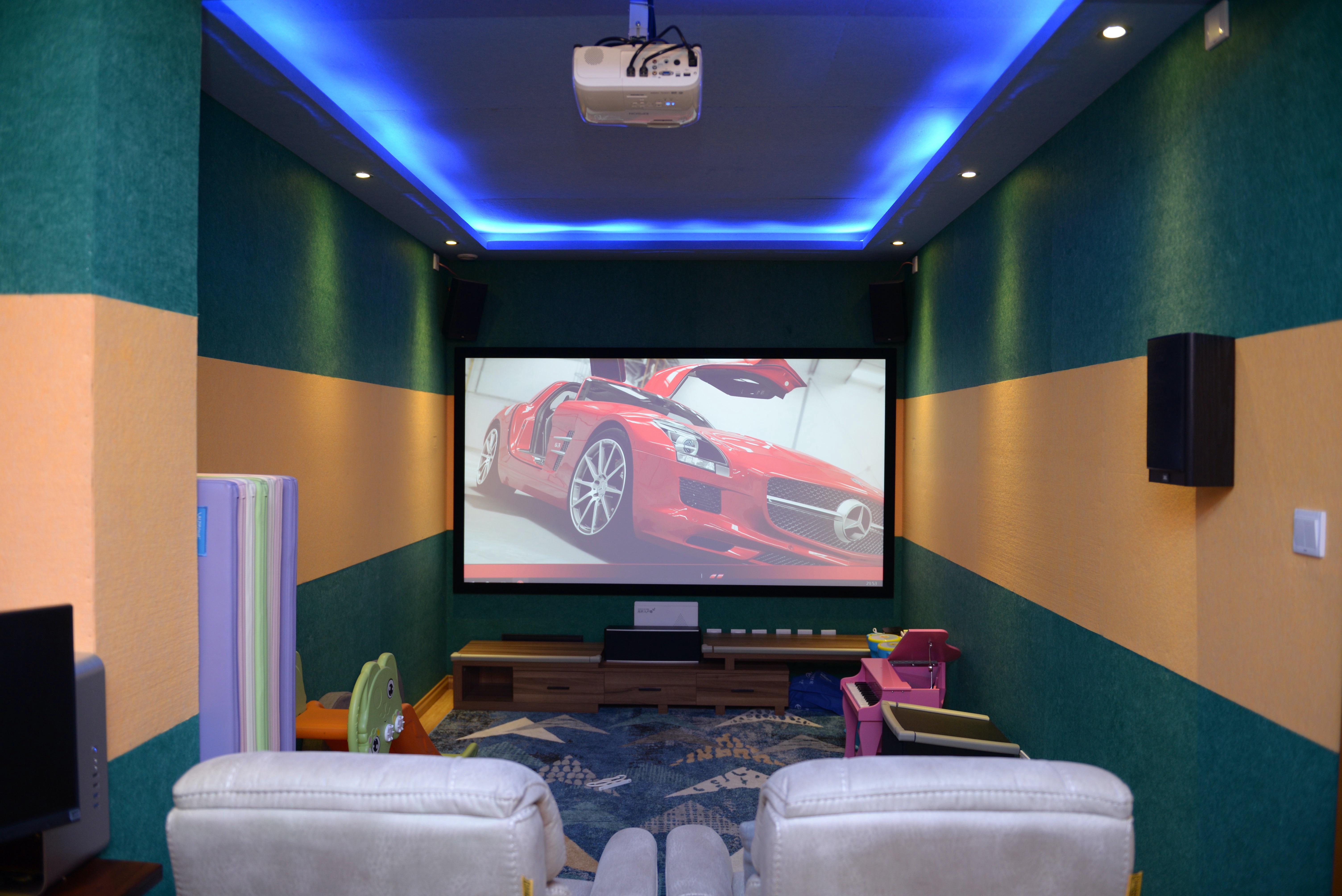 客厅投影仪布局方案,未布线怎么补救