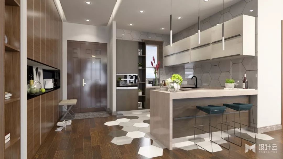 简一大理石水刀拼花铺贴效果,地砖水刀拼花平面铺贴图