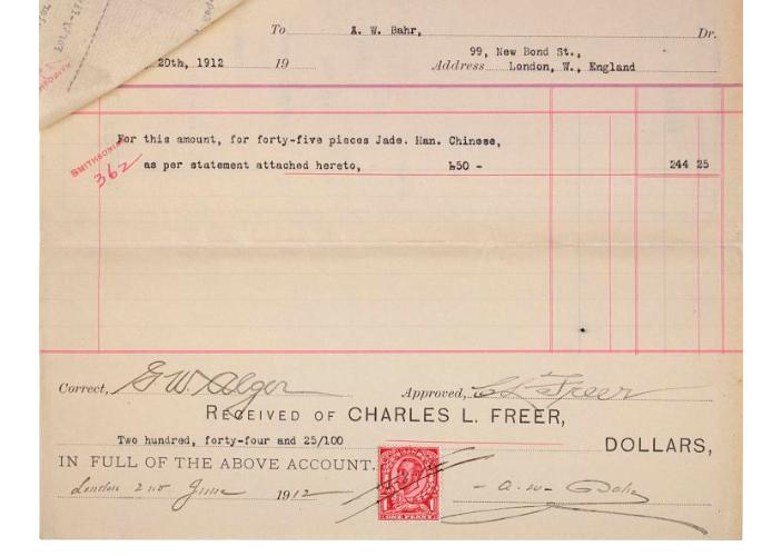244美元买45件中国古玉，1912年疯狂*物文**交易双方：巴尔与弗利尔