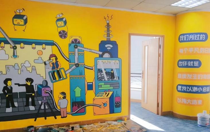 适合家门口的墙绘图片大全100幅,适合办公室的墙绘图片