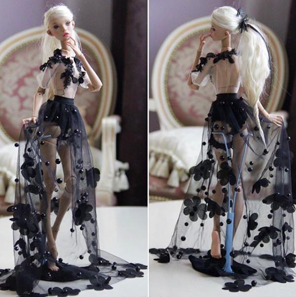 老爸酷爱芭比娃娃?微缩家具做到痴迷!