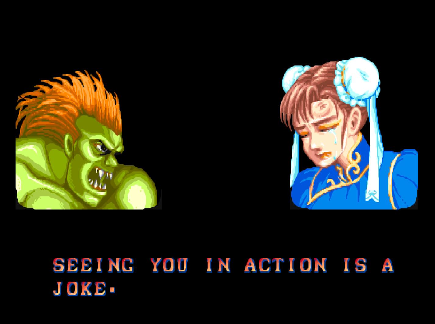 街霸2游戏结束,街霸2小时候的情怀游戏