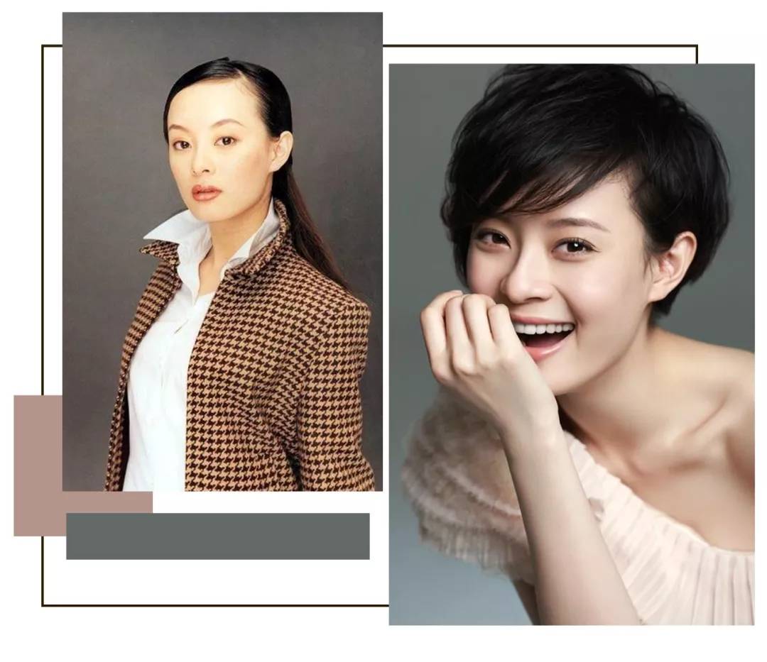 大饼脸最适合什么短发发型图片,适合老气大饼脸的锁骨发发型