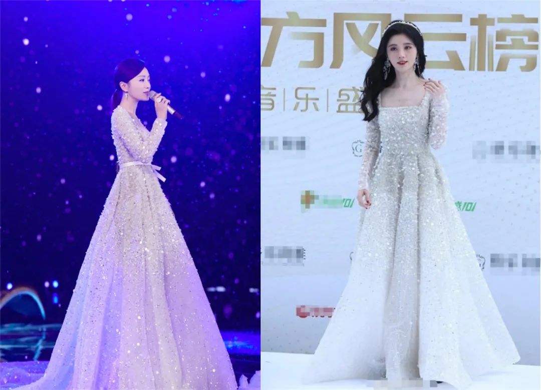 女星红毯撞衫,红毯女星难逃撞衫魔咒