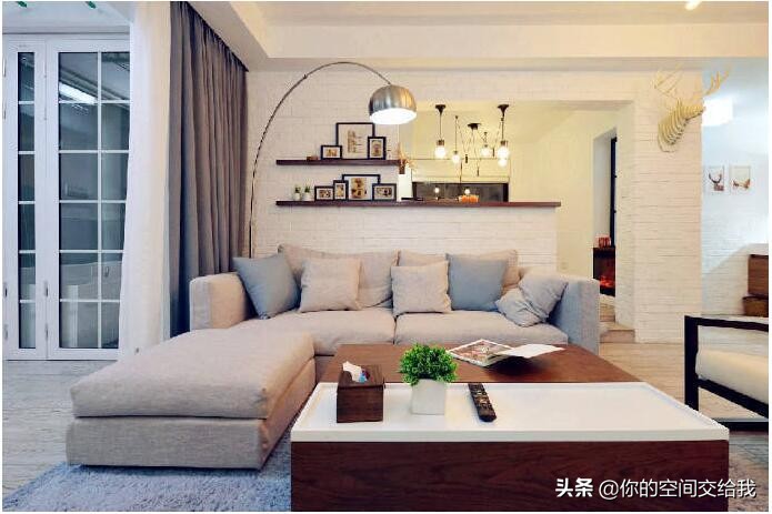 预算10万三室一厅现代简约风装修,三室二厅二卫现代简约风装修图