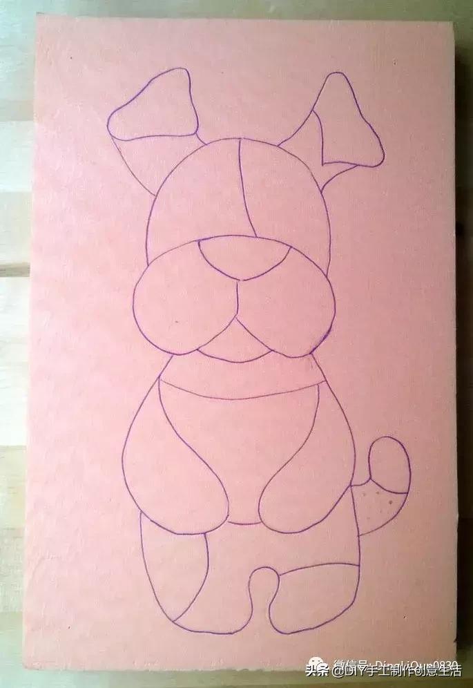 布艺diy拼布图案贴画,布画diy手工制作大全