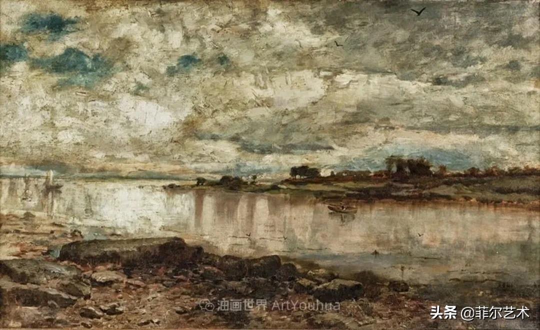 欧洲田园油画风景图片大全,古典油画风景美丽乡村