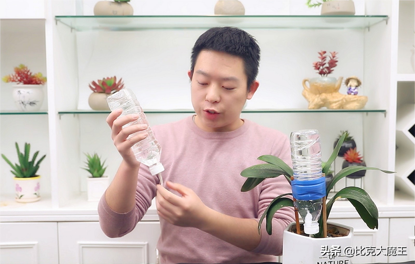 如何用塑料瓶做自动浇花神器,用塑料瓶做自动浇花器