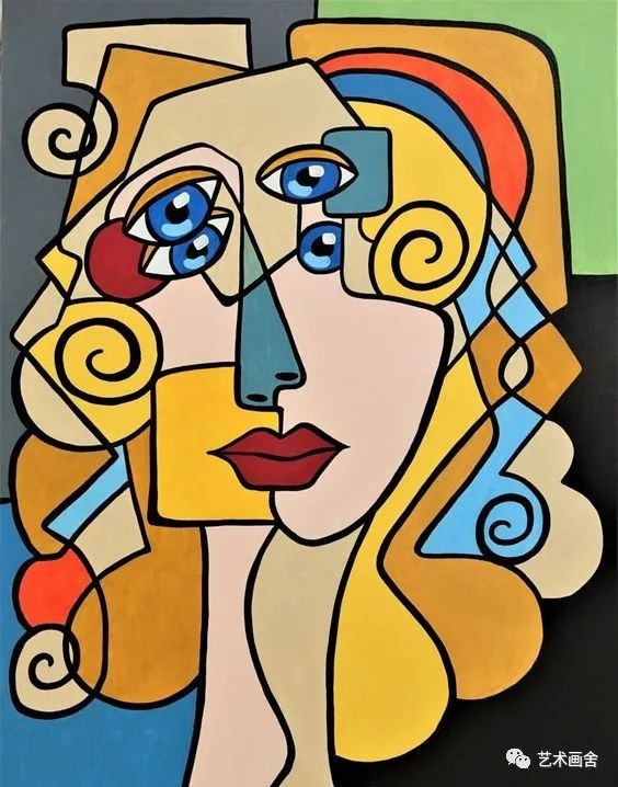 儿童画素材｜人物抽象艺术