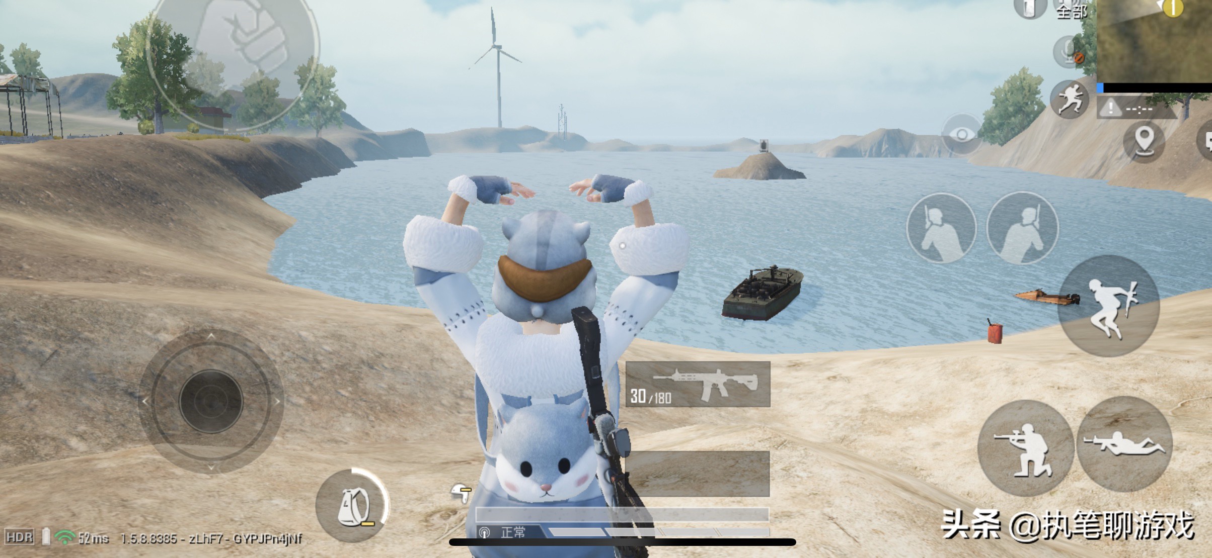 “吃鸡”玩家用648兑满仓鼠,训练场里转动“小眼睛”后不对劲