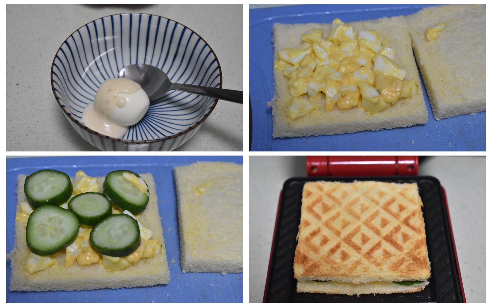 快手三文治简单做法,最简单的三文治早餐