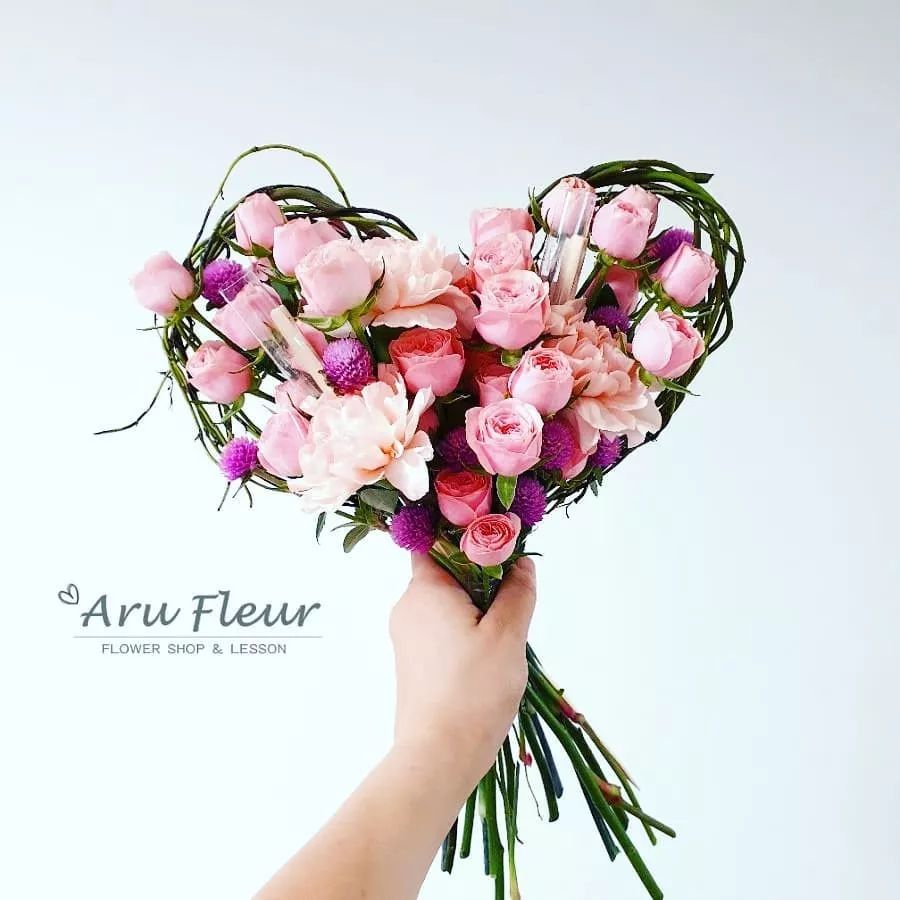 表白神器|心形花束图片集锦(含教程)
