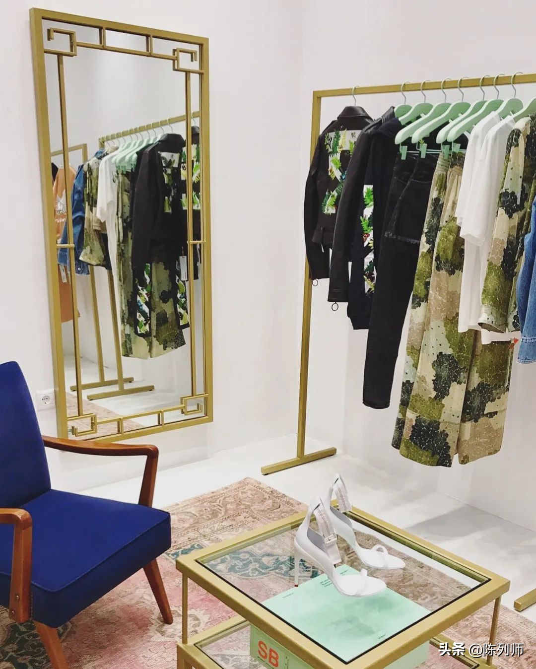 offwhite风格,白色品牌陈列搭配