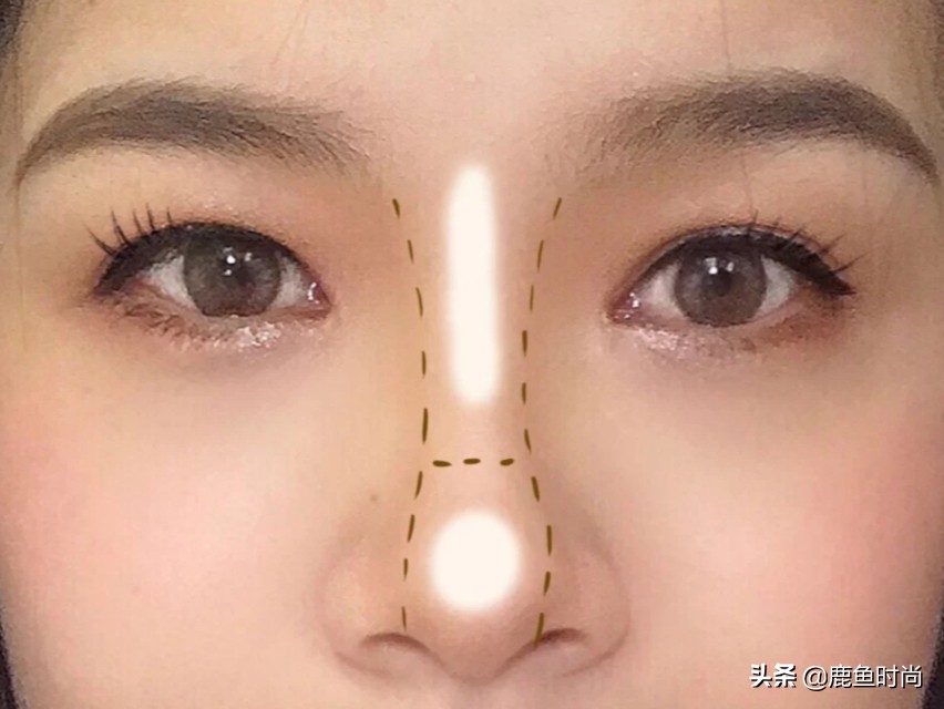 如何把鼻子变成高鼻梁修容,鼻子如何修容高挺