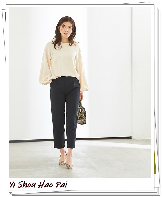 小脚裤穿搭秋季显瘦,2022最流行的秋冬小脚裤搭配