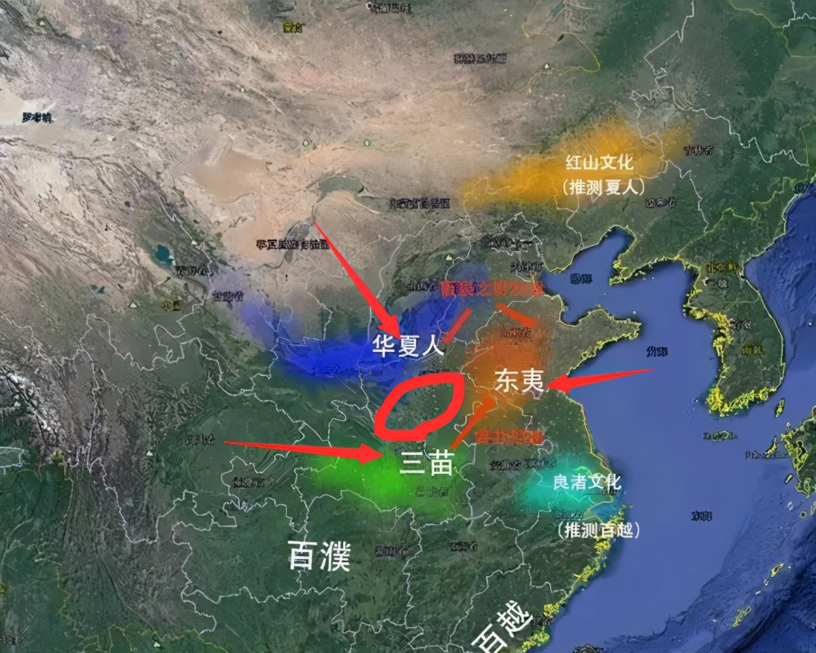 华夏文明与三苗大战,华夏三大帝国