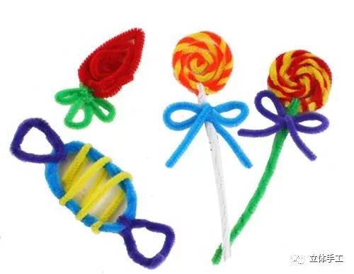 新手玩扭扭棒简单教程,毛根扭扭棒的100种玩法