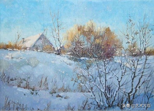 delbertgish风景油画作品欣赏,亚历山大尤扎科夫油画作品欣赏