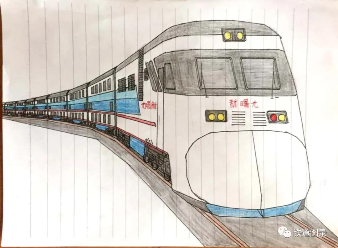 铁路人文:手绘火车