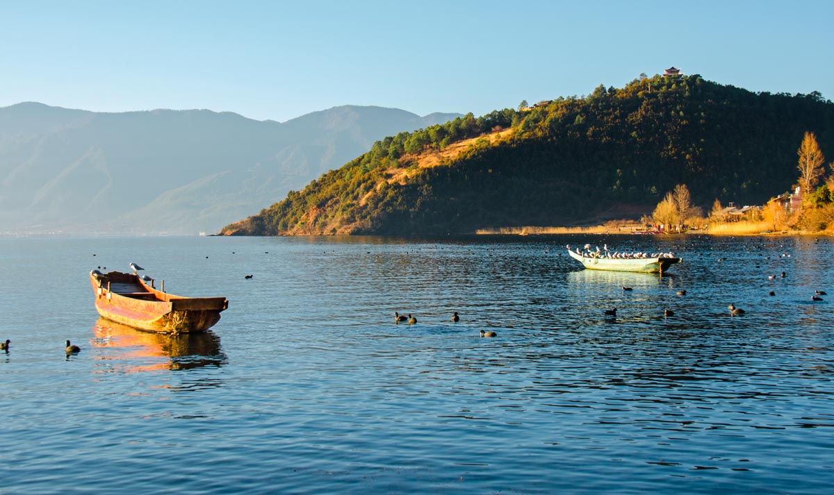 泸沽湖唯美视频,泸沽湖美到窒息
