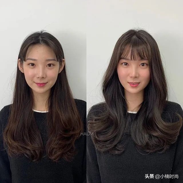发型师分享实用的按脸型选刘海技巧,子瑜、朴敏英款能救高额头