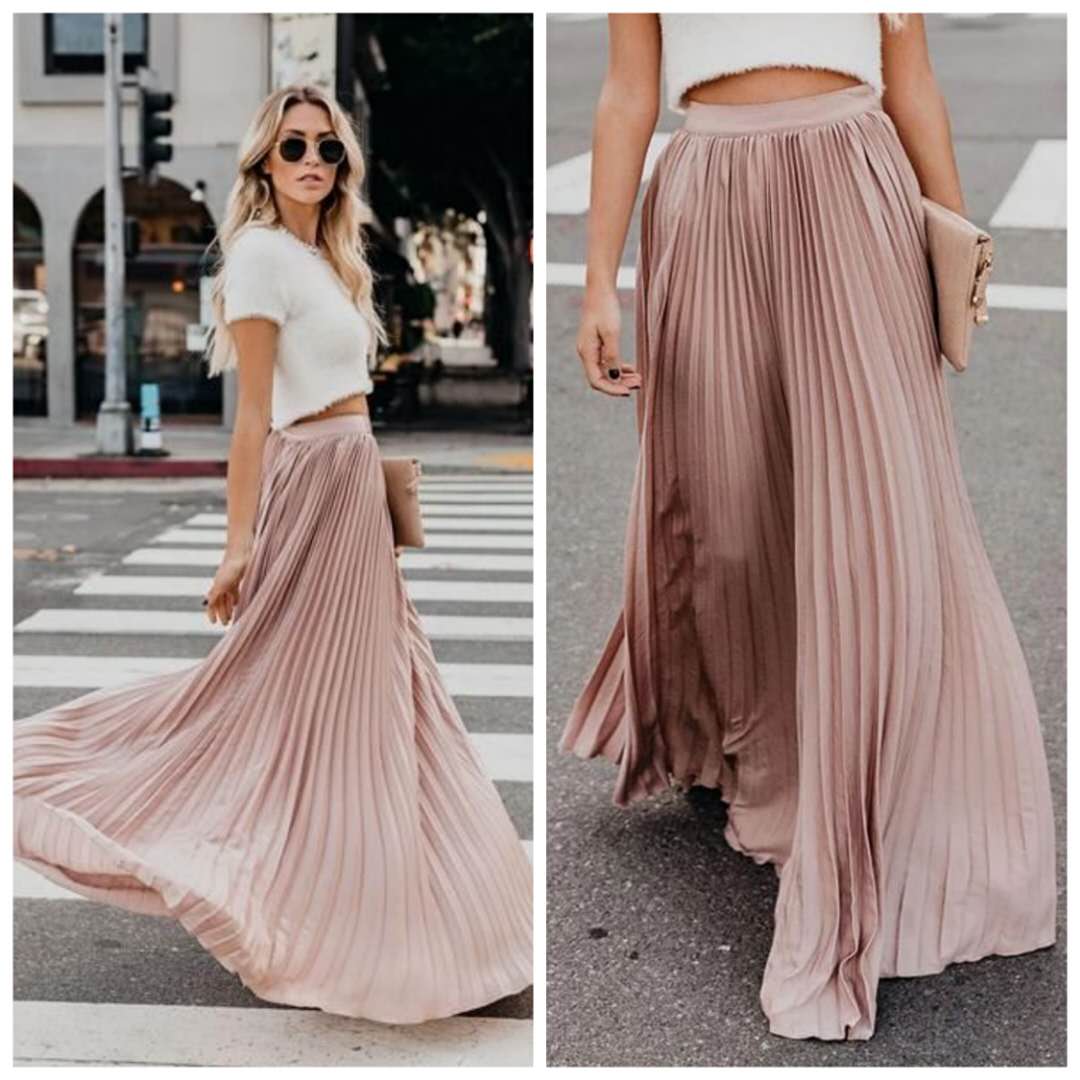 小肚子大适合穿百褶裙还是一步裙,百褶裙显小腹