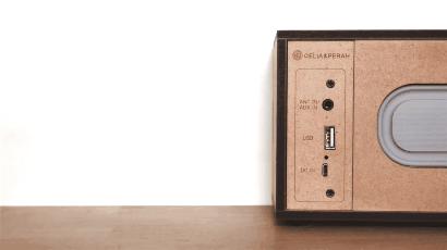 diy木质蓝牙音箱,文艺复古蓝牙音箱拆解