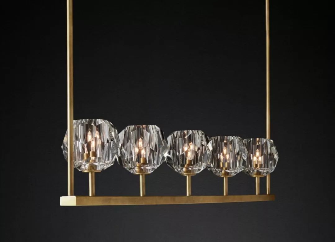 手工铜制水晶灯饰,水晶石手工灯