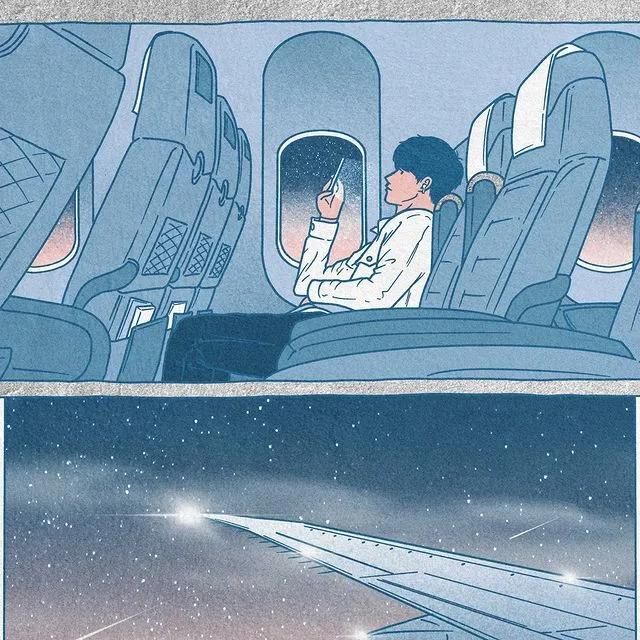 韩国插画师霸道总裁插画,韩国插画师笔下的情侣日常