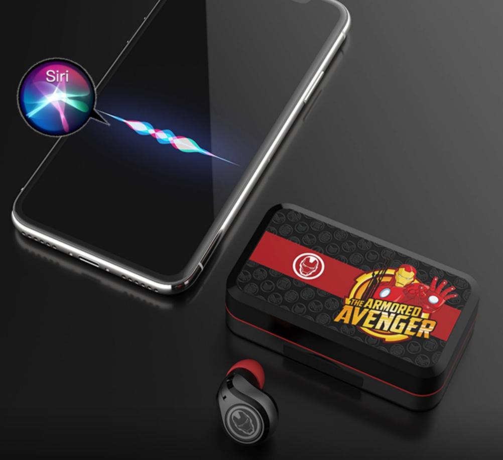 漫威联名蓝牙耳机美国队长,美国队长4新猎鹰