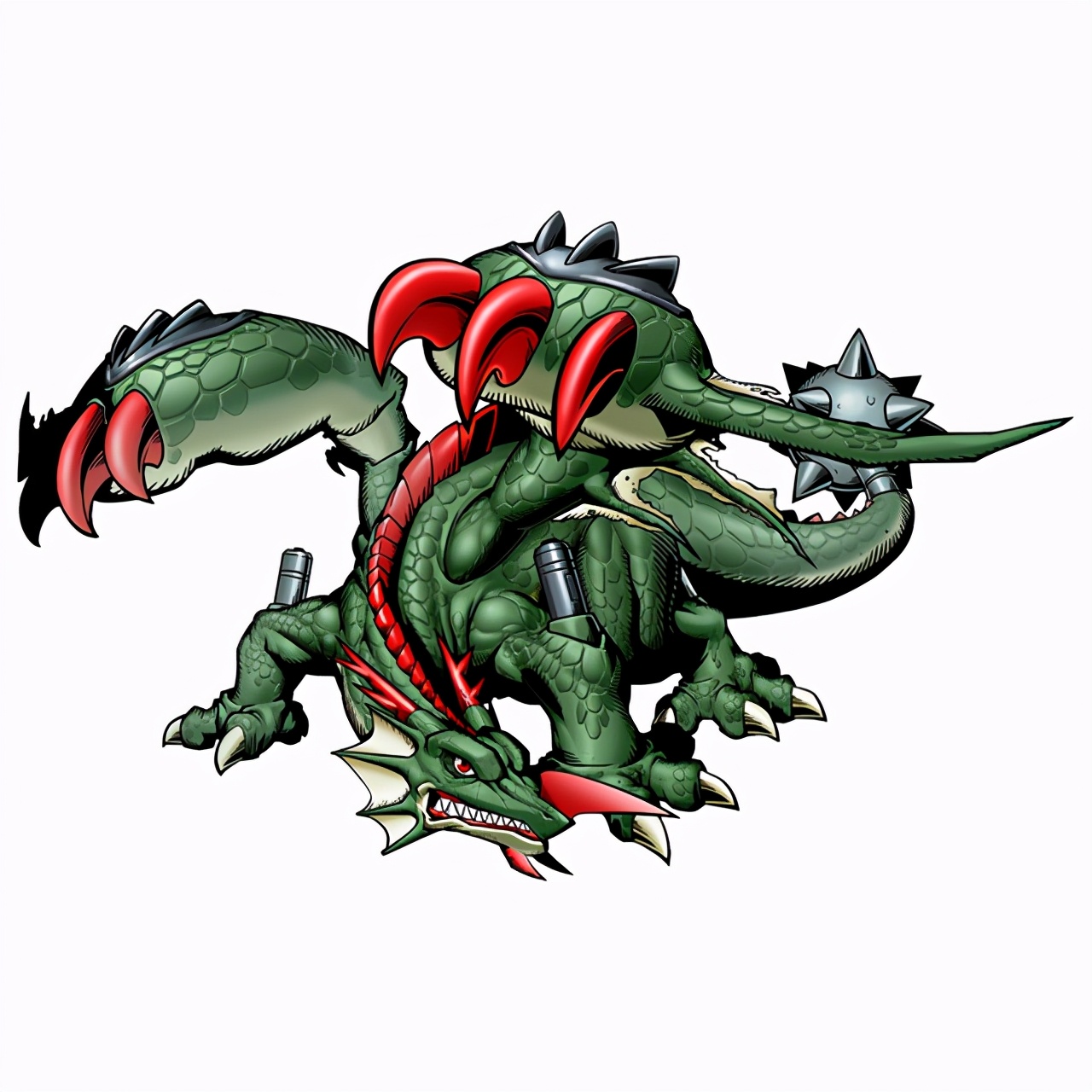 数码世界的天龙和地龙，最终融合为龙帝，上篇