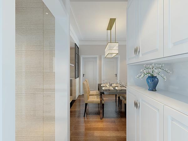 设计师和业主参观设计方案效果,业主觉得设计师做设计很简单