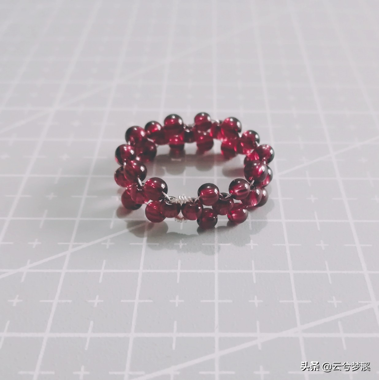 简单的手工串珠制作戒指,串珠戒指最简单的教程不用胶水