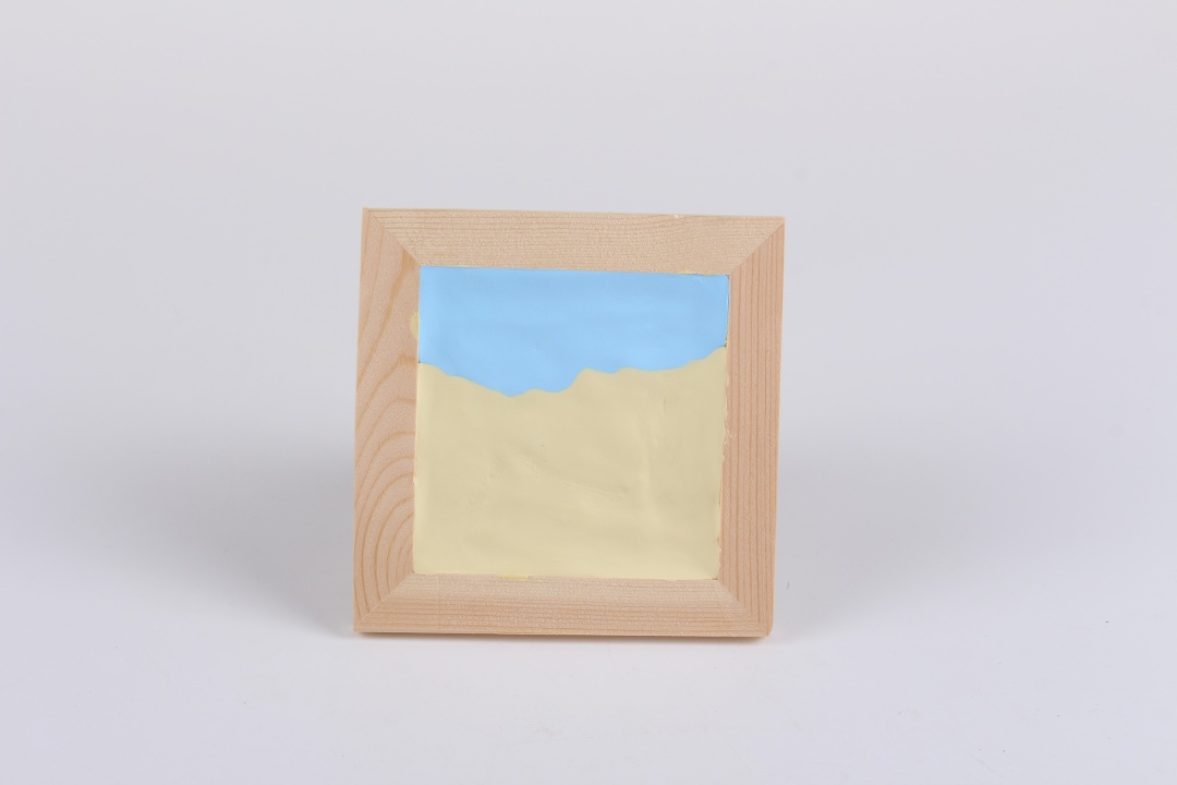 粘土手工螃蟹粘贴画,小螃蟹粘土画手工简单幼儿