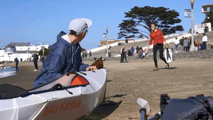 折纸气垫艇,折纸船皮划艇