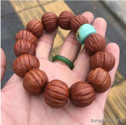 猴头六方文玩手串搭配,文玩手串猴头凤眼菩提