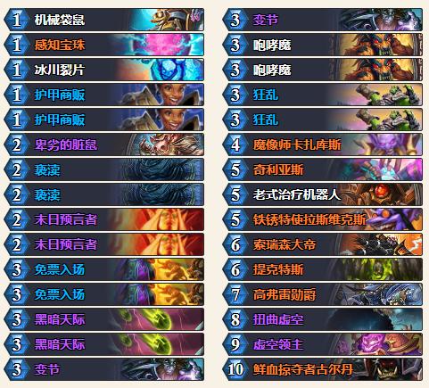 2024炉石传说狂野牧师t0卡组排行榜,炉石狂野最新卡组排行