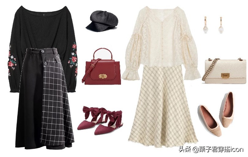 穿搭秋冬半身裙,穿搭半身裙子