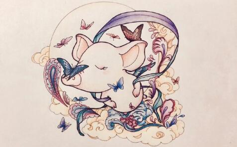 飞天猪，看有没有敦煌的影子！