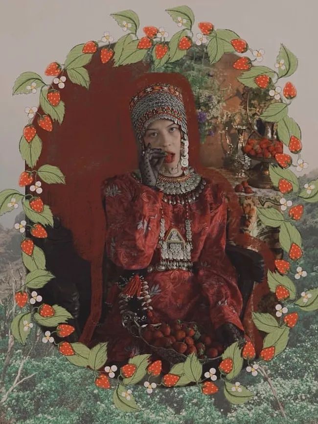 俄罗斯刺绣花样图案,俄罗斯仙女