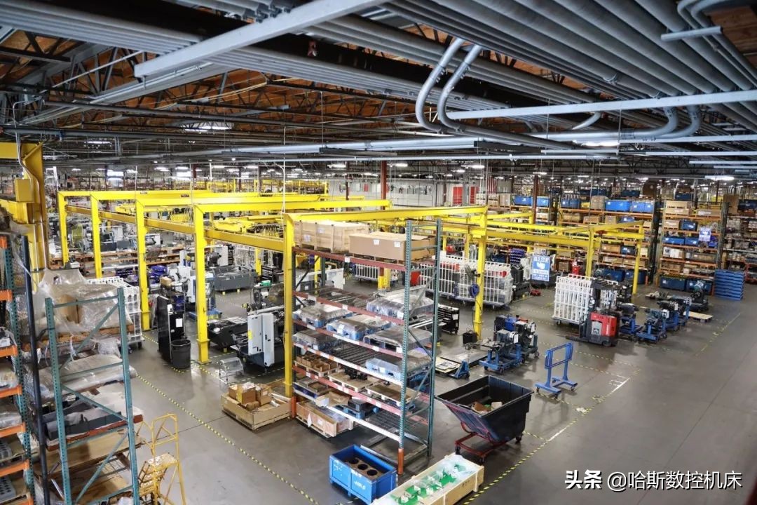 美国哈斯工厂参观,美国哈斯机床加工中心