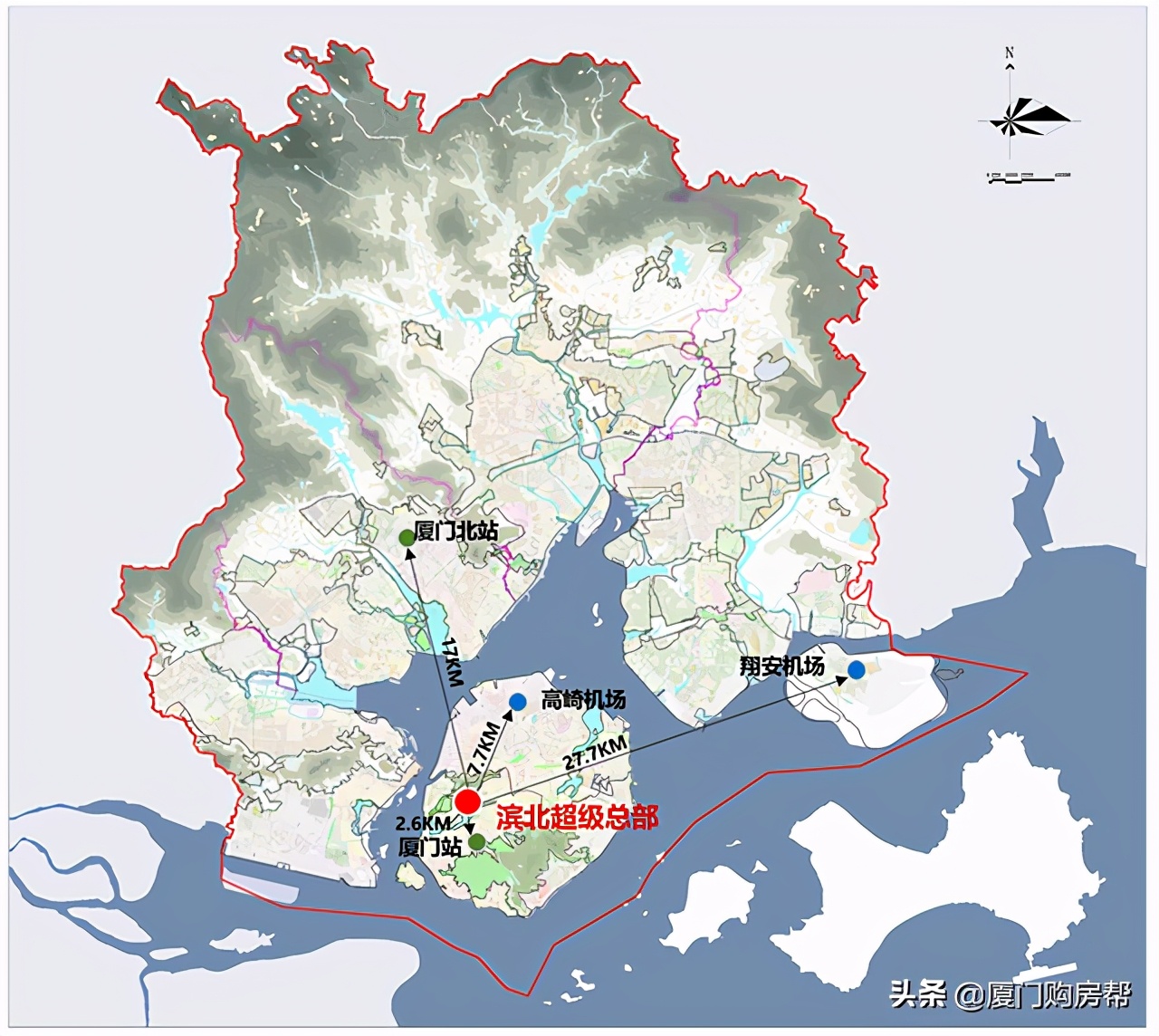 厦门滨北首个超级总部基地建设,厦门滨北超级总部项目进展