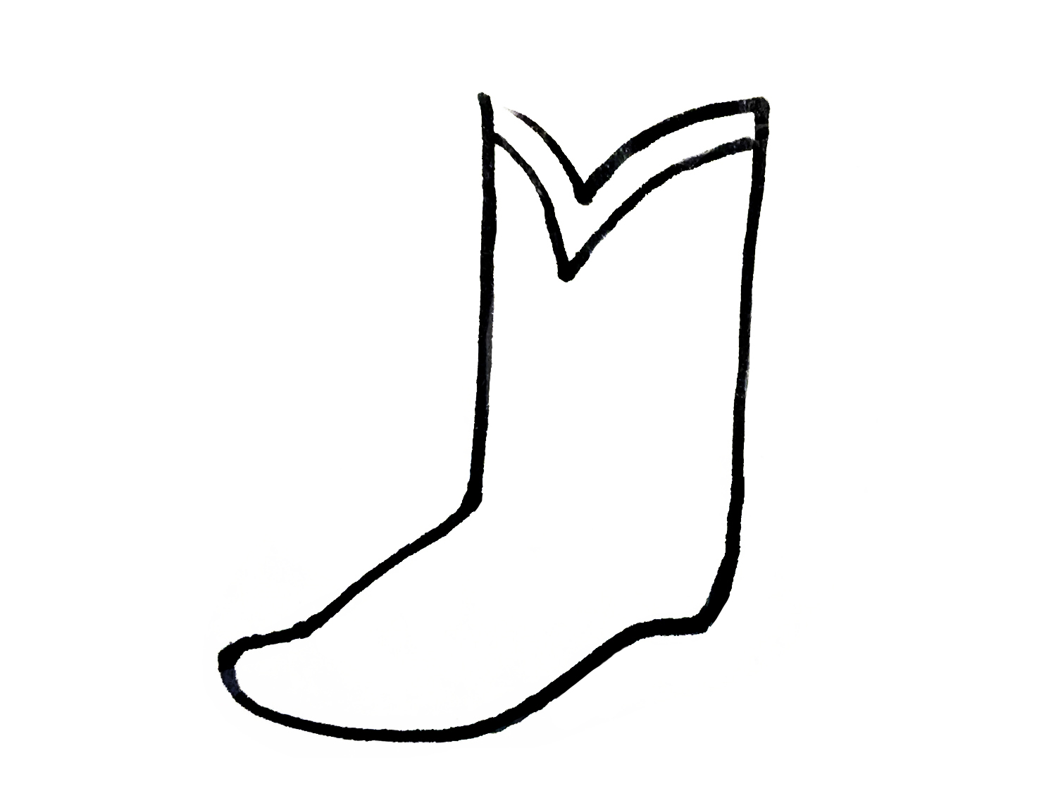 鞋简笔画又简单又漂亮,各种各样的鞋简笔画